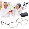 +1/ +1.5/ +2 /+2.5/ +3 Gifts Unisex Metal Folded Reading Glass Foldable Hanging
