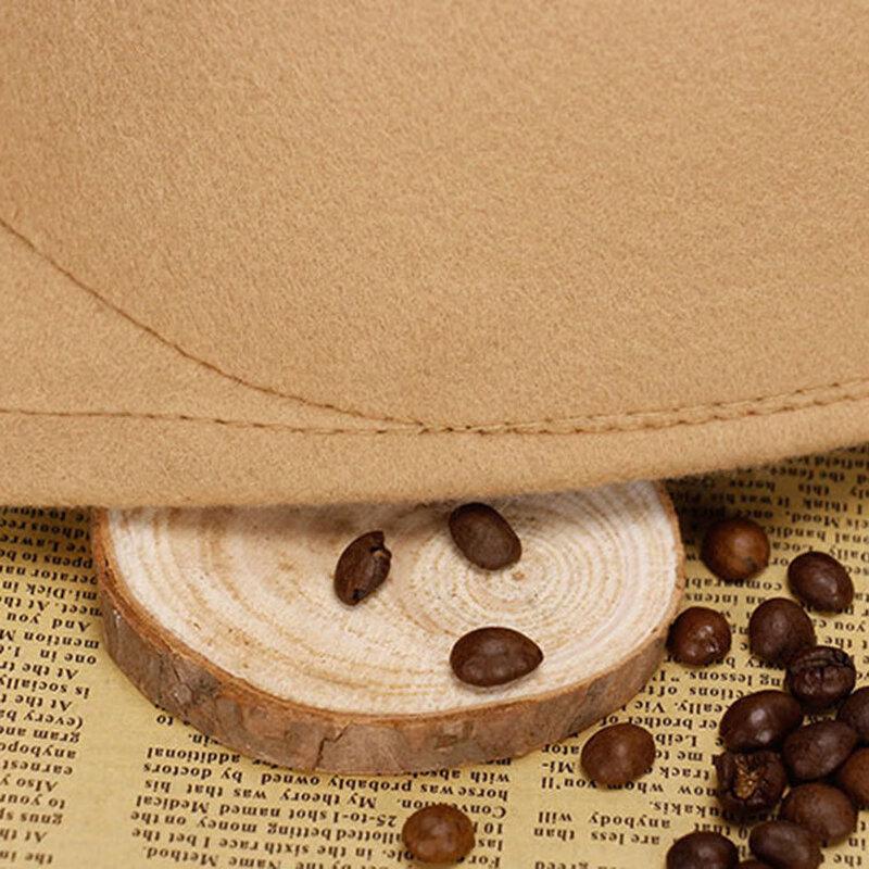 Zhenyueqi Parent-Child Imitation Wool Felt Fedora Hat