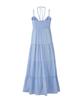 Bellodinela Blanc Stripe Dress Sky Blue