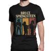 Men Bruce Springsteens T Shirts  100% Cotton Clothing Vintage Short Sleeve Round Neck Tees 4XL 5XL 6XL T-Shirts