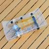Transparent Fish Watching Bag with Measuring Scale Snap Button Waterproof PVC Lightweight Portable Outdoor Foldable Fish Observation Storage Bag