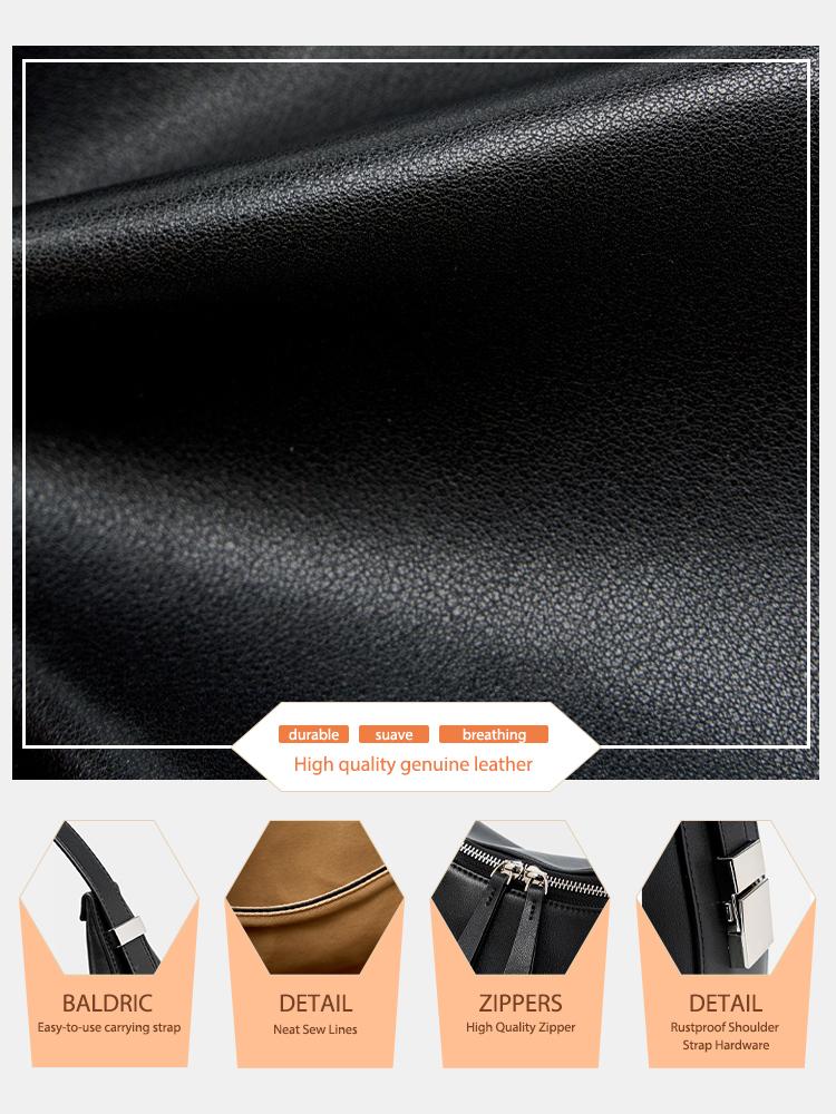 Zency New 2024 Simple Hobo Underarm Bag For Women