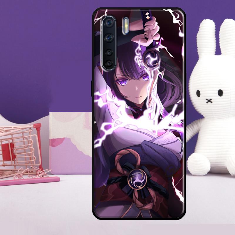 Genshin Impact Raiden Shogun Baal Case For Oppo A60 A80 A40 A77 A57 A17 A74 A54 A94 A78 A98 A18 A38 A58 A96 A76 A16 A15 A5 Pro
