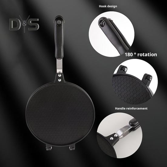 Tortilla Maker Non-Stick Aluminum Tortilla Press with Handle for Kitchen Heavy-Duty Stove Top Tortilla Press And Cooker High Temp Resistant Kitchen