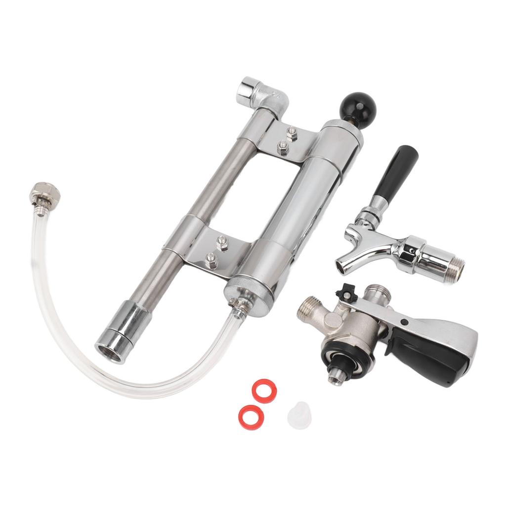 8in Keg Party Pump Beer Keg Tap Keg Hand Pump 8in Picnic Pump with Beer Faucet Draft Beer Party