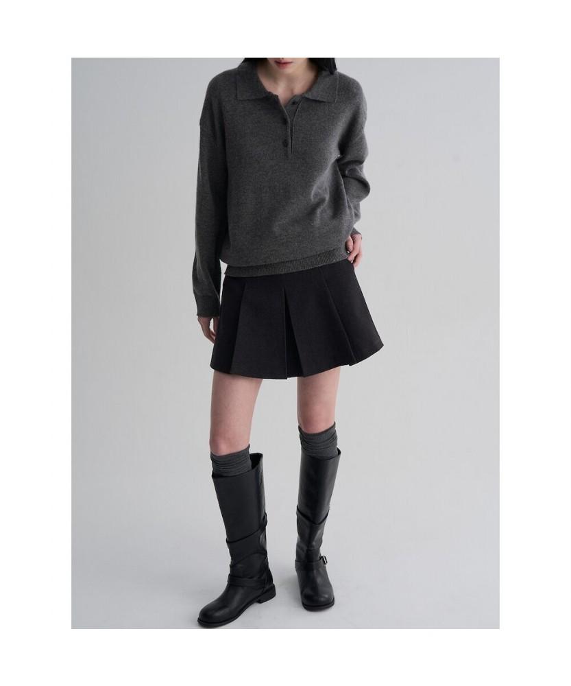 8seconds Collared Loose Fit Pullover Ash
