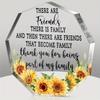 Friendship Heart Keepsake. Acrylic Plaque for Birthdays, Retirement or Going Away Gifts.