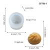 Candela Baozi Dumpling Carina 3D Stampo in Silicone Fai da Te Per Resina Epossidica Sapone Gesso Artigianato Alimentare Fatto a Mano Decorazione per la Casa Regalo