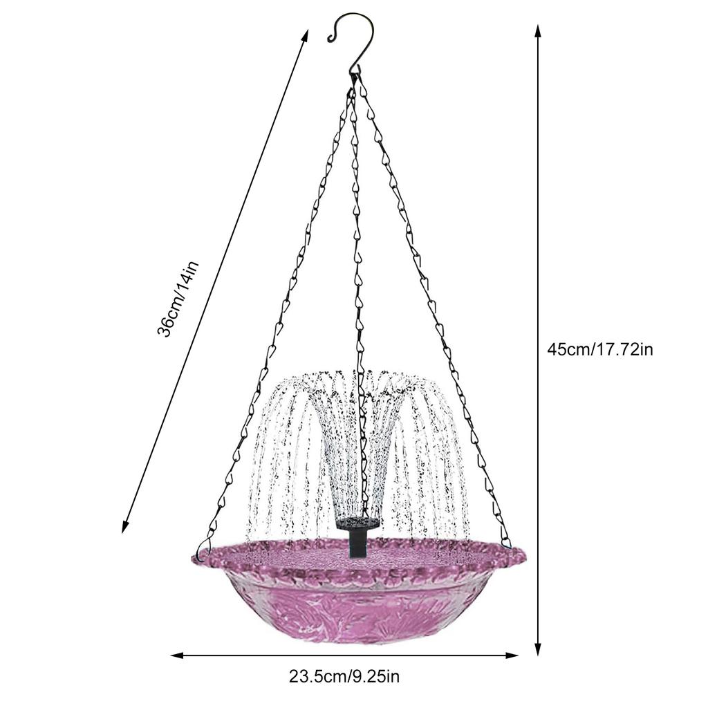 Hummingbird Water Fountain Hanging Hummingbird Feeders Cascade Hanging Feeding Station For Birds Lovers Balcony Gardens