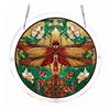 Acrylic Puzzle Suncatcher Decoration, Stained Glass Door Window Hanging Ornament, DIY Puzzle Crafts Pendant for Adults, Puzzle Enthusiasts