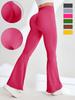 European Seamless Peach-Enhancing Yoga Suit Set: Women's Flare Fitness & Casual Wear