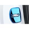 Titanium Blue Door Buckle Protection Cover Trim 4pcs For Cadillac XT5 2017-