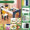Children's Multifunctional Toy Table with Large Building Blocks