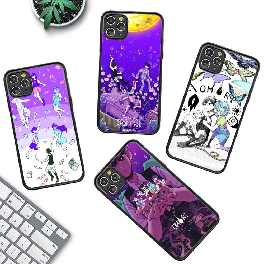 Game Omori Silicone Case For IPhone 16 15 14 13 12 11 Pro Max Plus X XS MAX Shockproof Matte Cover
