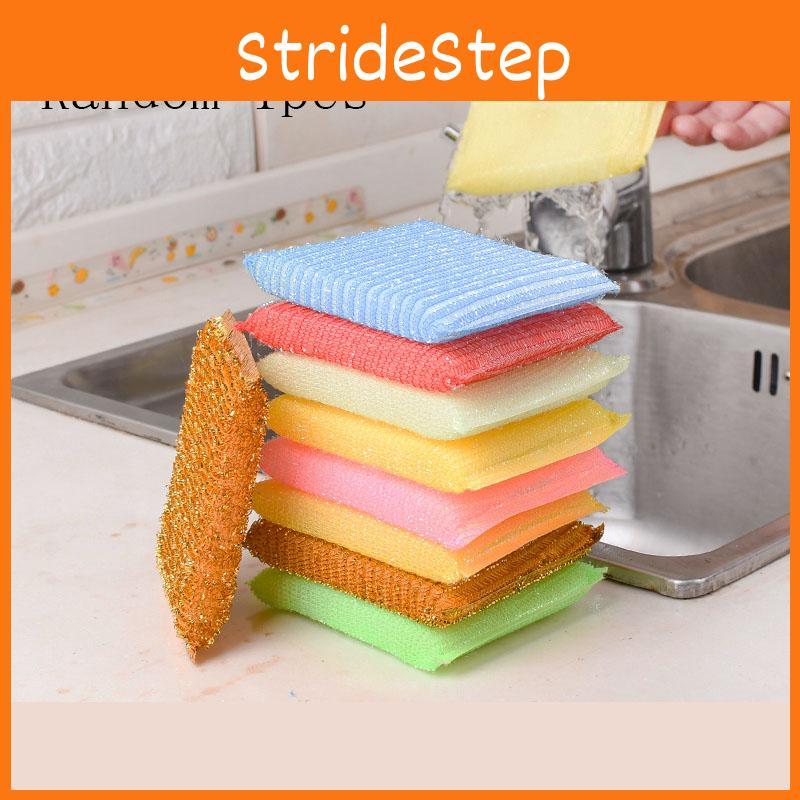 Versatile Dishwashing Brush For Effortless Cleaning With Soft Scouring Pad Design