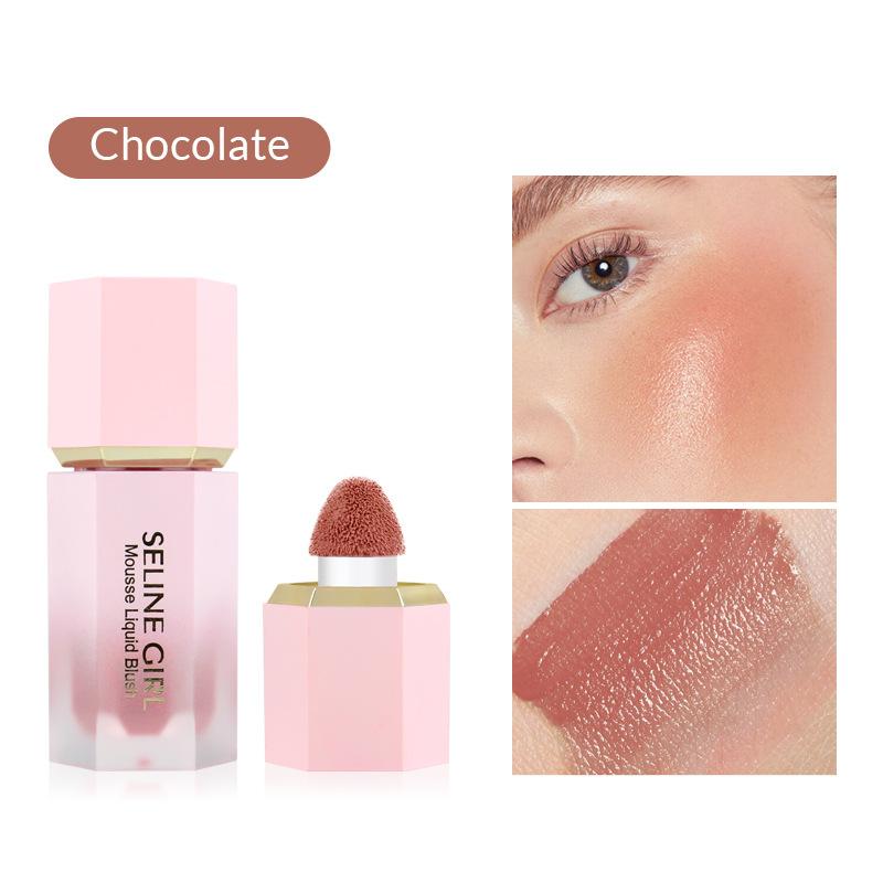 

Rouge Water Европа и США Air Cushion Blush Liquid Highlighter Contouring Blush Liquid 06#chocolate