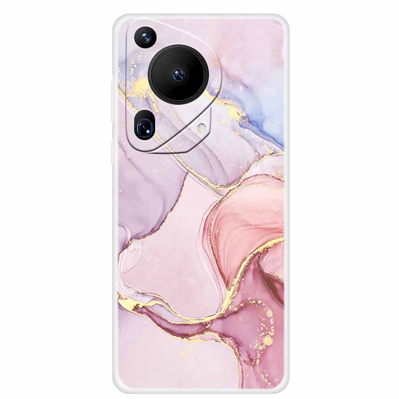 For Huawei Pura 70 Case Marble TPU Soft Transparent Silicone Back Covers For Huawei Pura 70 Ultra Case 70ultra Cool Pura70 Pro+