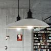 Creative Pedent light E27 Retro Industrial Loft Style Indoor Home Livingroom Restaurant Bar Cafe Iron Pot Pendant Lamp Dia32cm