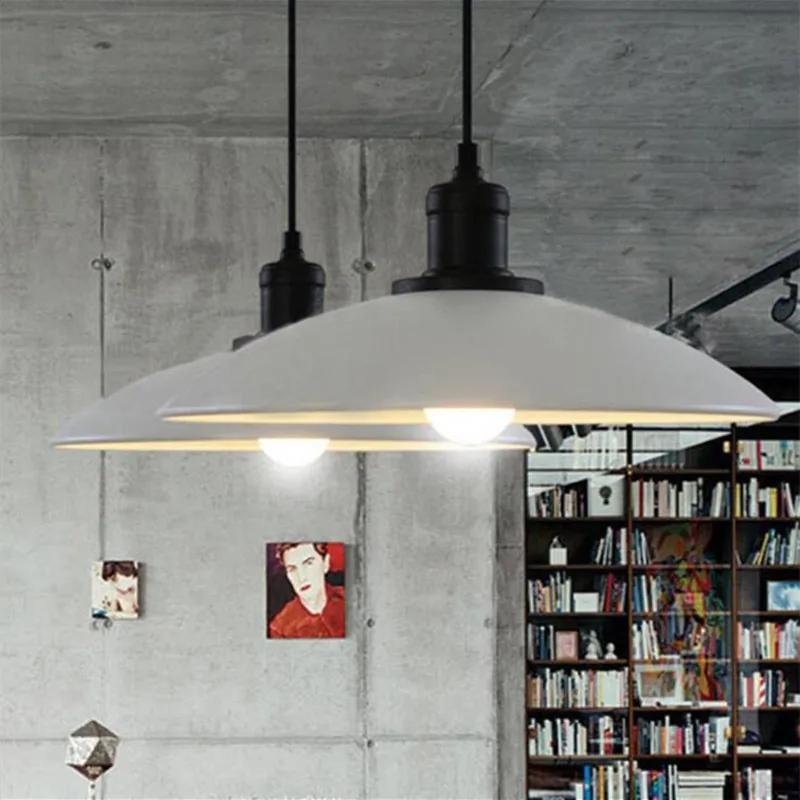 Creative Pedent light E27 Retro Industrial Loft Style Indoor Home Livingroom Restaurant Bar Cafe Iron Pot Pendant Lamp Dia32cm