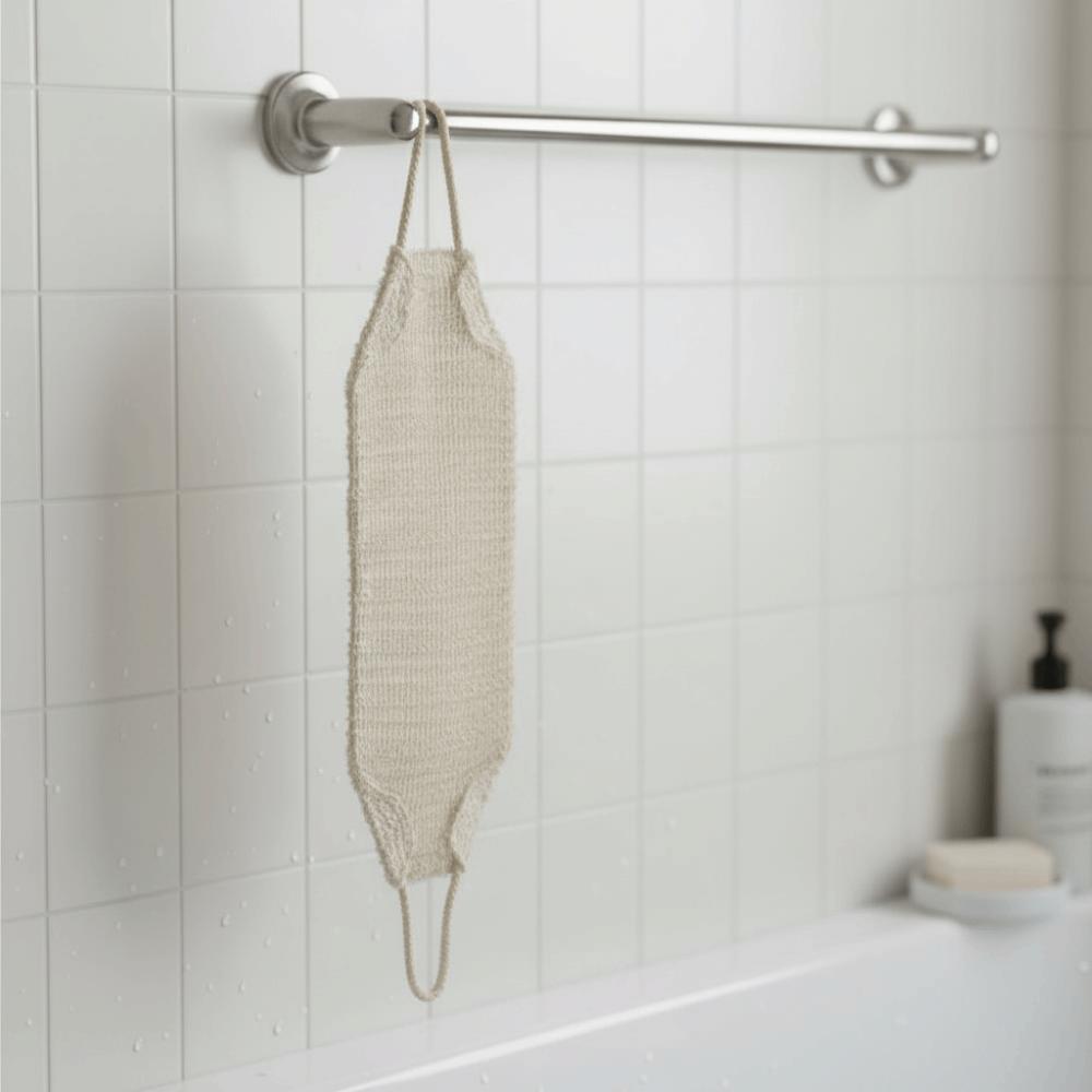 Japanese Style Natural Sisal Bath Towel Double-sided Rapid Foaming Exfoliating Towel Lengthened Back Scrubber Towel Bathroom