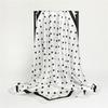 90X90CM Square Scarf Dot Printed Imitation Silk Scarfs New Femme Turban  Bag Accessories