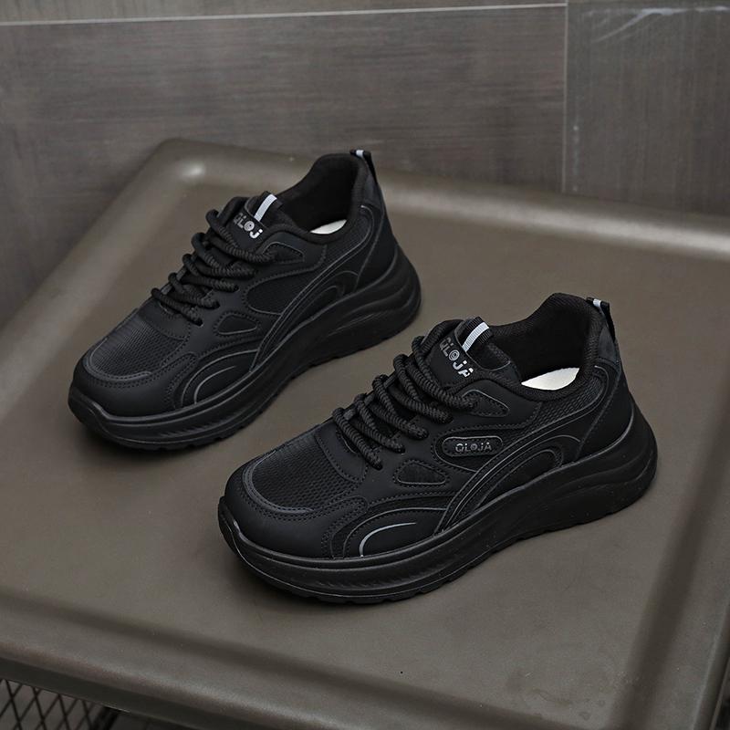 CRLAYDK Women's Platform Sneakers Casual Leather Tennis Comfort Chunky Shoes Walking Footwear Ladies Sports Trainers