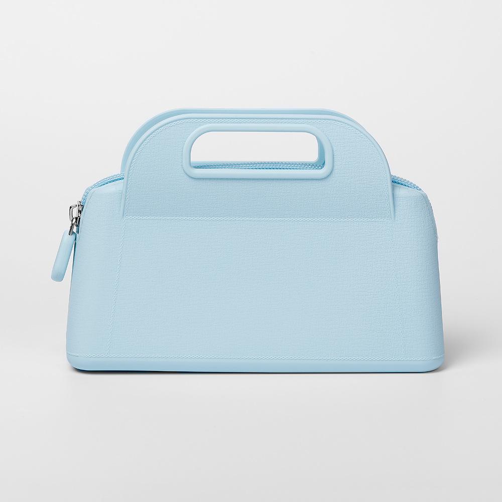 Silicone Handbag Women'S Cosmetic Bag Silicone Zipper Cosmetic Bag Travel Women'S Makeup Brush Holder Organizer Cosmetic Bag