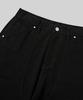 Beodeonteu Double Layer Carpenter Wide Cotton Pants [Black]