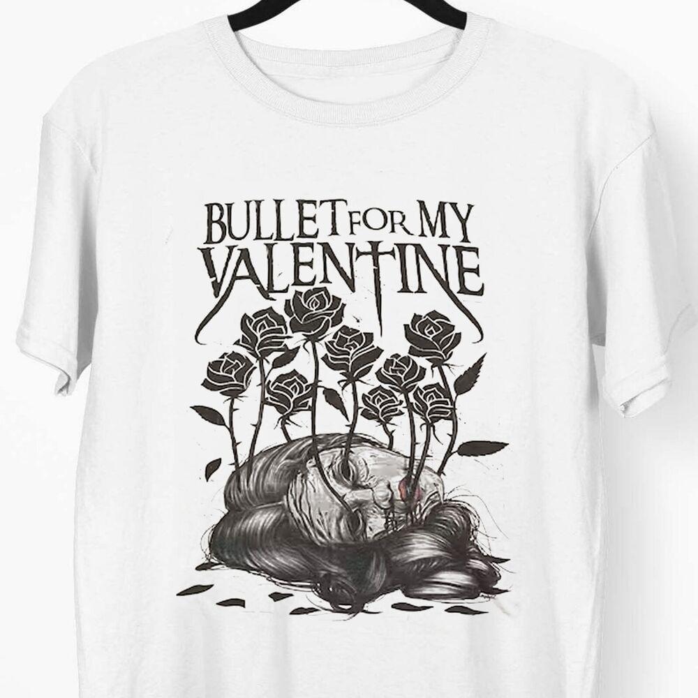 Ремейк футболки Bullet for my valentine 2009, совершенно новая белая футболка, рок Унисекс Футболка M