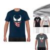 Premium Comic Venom Spider-man Men Short Sleeve T-shirt For Casual Cosplay Wear