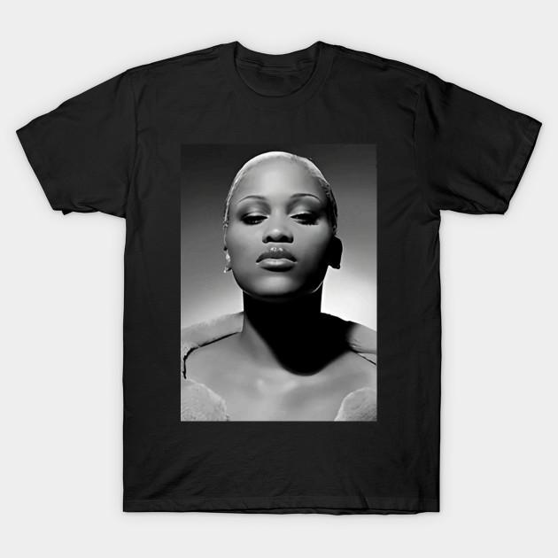 Men Black Print T-shirt Eve American Rapper No-Cut Transfer Paper Print Cotton Tshirt M чёрный