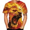 Nieuwe Mode Heren en Dames Ronde Hals 3D HD Geprint Leeuwenpatroon T-shirt Street Style Unisex Nieuwe Mode Kinder Top 100-6XL