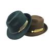Autumn and Winter Hats Women's Trendy Wool Hats Men's Hats Fashion Jazz Hats British Curled Top Hats Men's Trendy Hats
