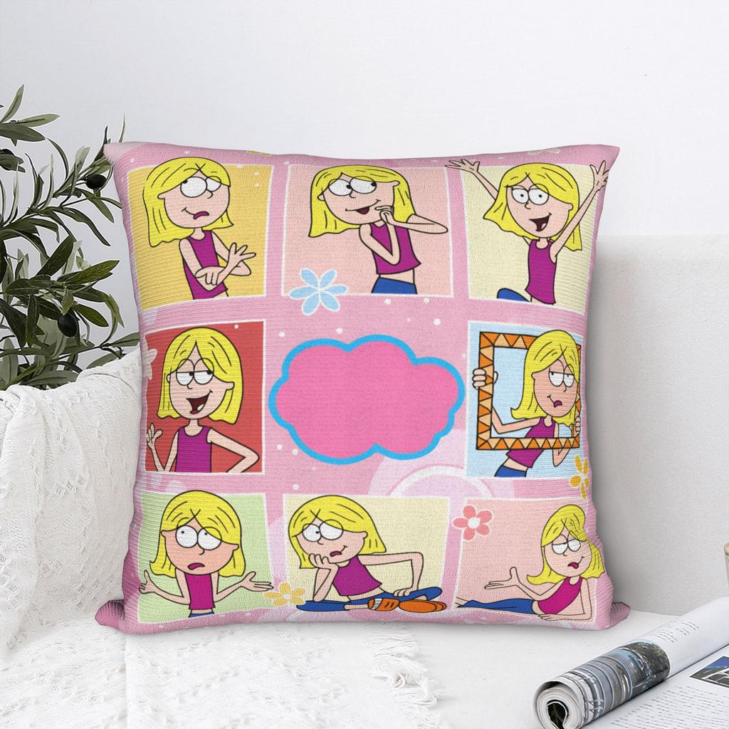 Lizzies Cartoon McGuires Square Pillowcases Polyester Home Cushion Cover Cute Decorative Throw Pillow Case 45*45