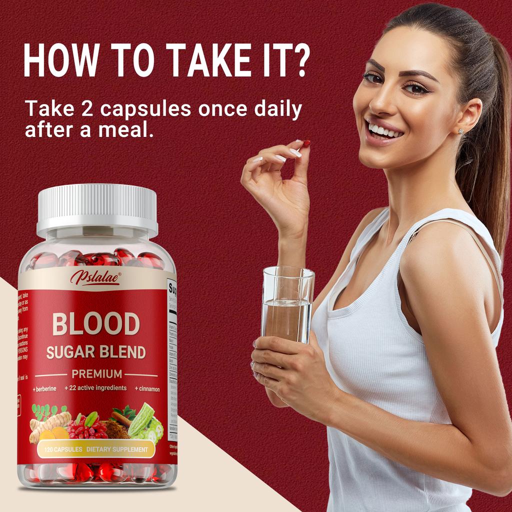 Blood Sugar Blend - with Berberine, Cinnamon, Gymnema, Alpha Lipoic Acid, CoQ10