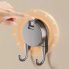 1 Pc Suction Cup Hooks - Waterproof & Removable Wall-Mounted Towel Holders, Space-Saving Storage for Kitchen & Bathroom