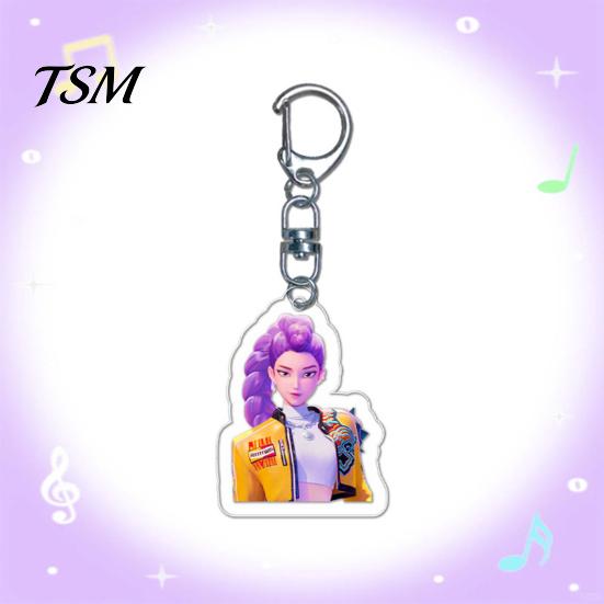 Character Keychain Witch Hunter Acrylic Anime Pendant Holder Exquisite Vivid Expression Bag Accessory
