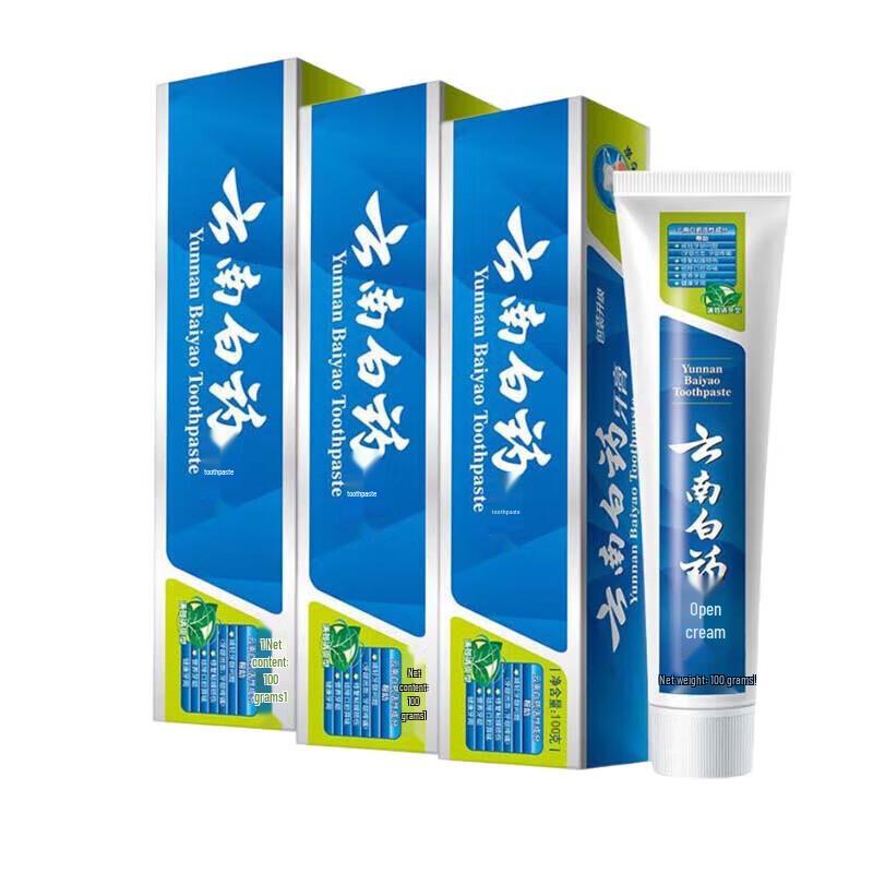 

Yunnan Baiyao Mint Fresh Toothpaste (3-Pack)