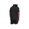 Under Armour Project Rock Johnson Series Animal Pattern Printed Casual Crew Neck Short Sleeve T-Shirt Men Tops Black 1383220-001