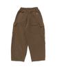 CARGOBROS Warm Fleece Tapered Cargo Pants (Brown)
