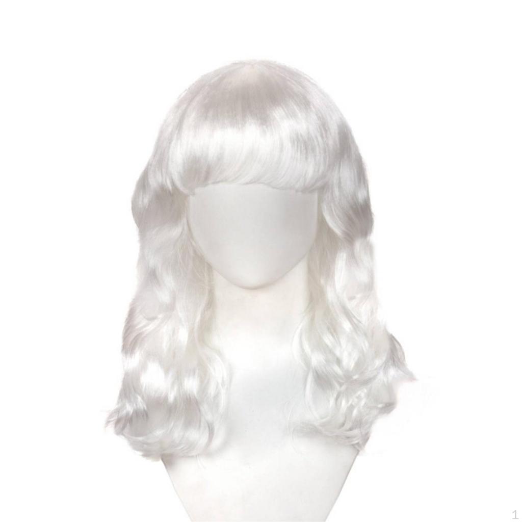 Cosplay Hairpiece Curly Long with Fringe Natural-Looking for Halloween