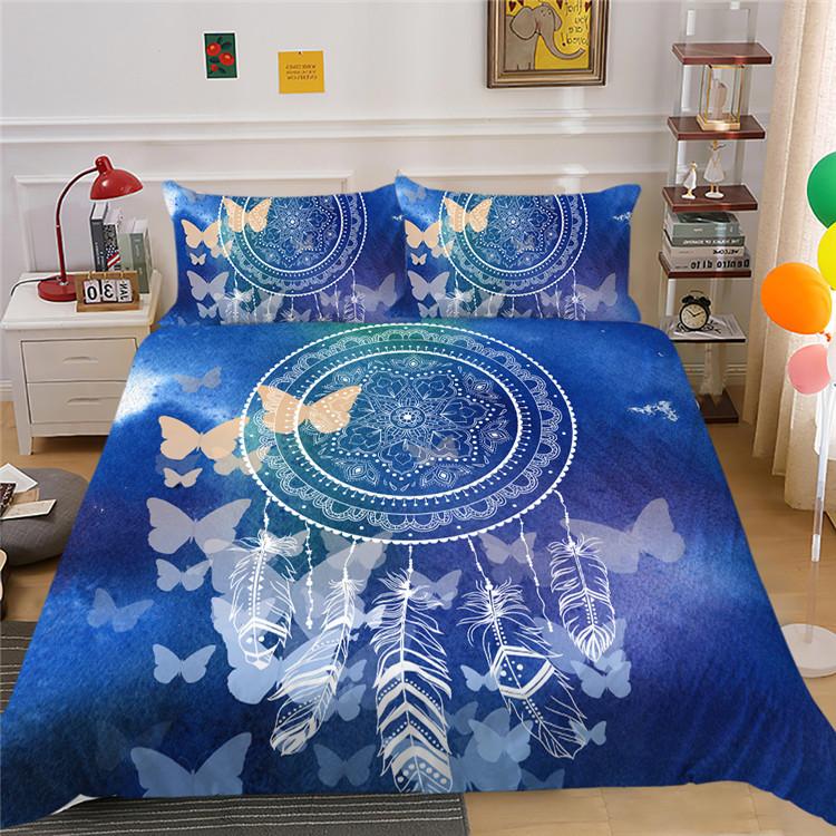 

Polyester Bedding Two Or Three-Piece Butterfly Digital Printing A pair of pillowcases 50 * 75