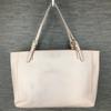 Tory Burch Leather Tote Bag Pink Large 3 Compartments Authentic(USED)