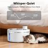 Pet Drinking Dispenser Wireless Cat Water Fountain 2.5L Smart Sensor Auto Circulating Filter 4000Mah LED Display