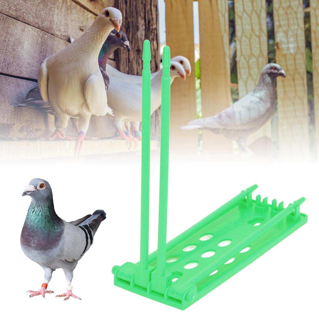 3Pcs Pigeons Foot Rings Frame 4 Column Independent Save Space Racing Pigeons Supplier Foot Place for Pigeons Farm