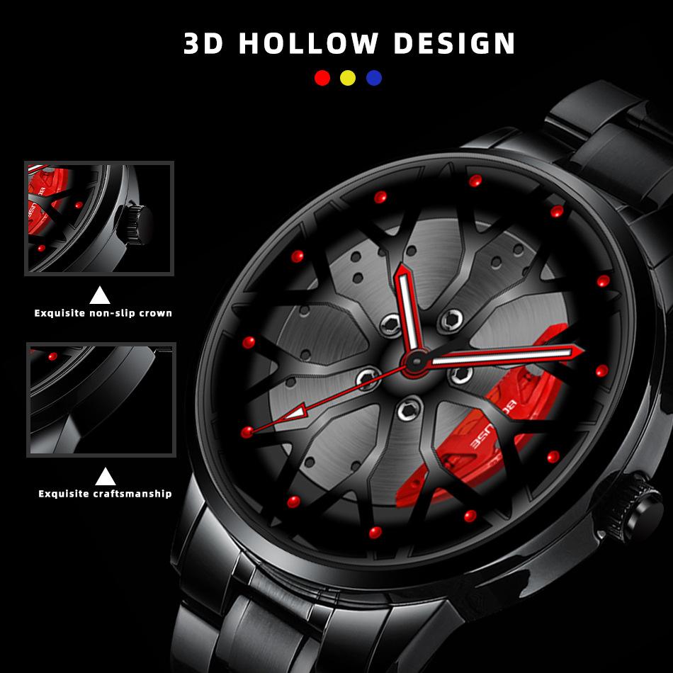 Ceas Casual Bărbați Ceas Business Ceas Sport Ceas Quartz Ceas Hollow Ceas din Oțel Inoxidabil