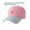 Multicolor Children Baseball Cap Letter Embroidered Sun Hat Duck Tongue Hat  Outdoor Activities