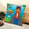 Bojack H-Horseman Cushion Cover Soft Short Plush Pillow Cover Smooth Cozy Texture Aesthetic Cushion Case Home Decor