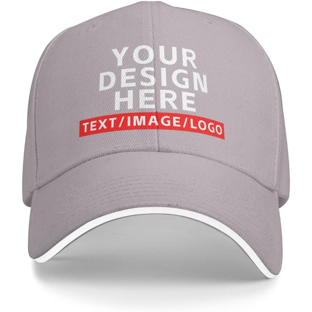 Casquettes de Baseball Personnalisées Créez Votre Propre ImageTexteLogo Chapeaux Personnalisés Unisexe Réglables Casquettes Personnalisées pour Homme Femme