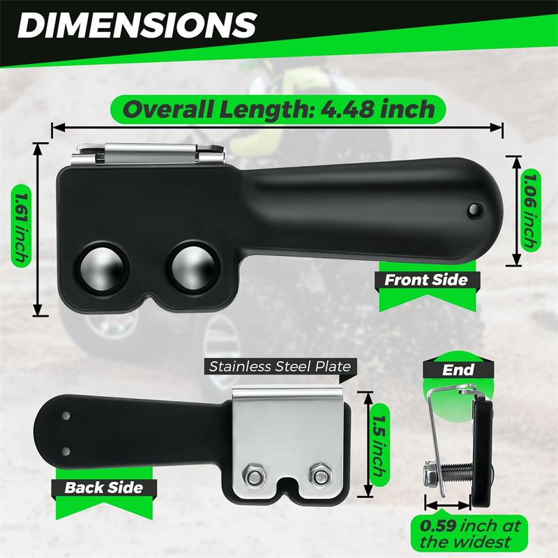 Throttle Extender, Thumb Throttle Master For Atv, 2 Piece Clamp For Easy Installation, Provides Reliable And Comfortable Control